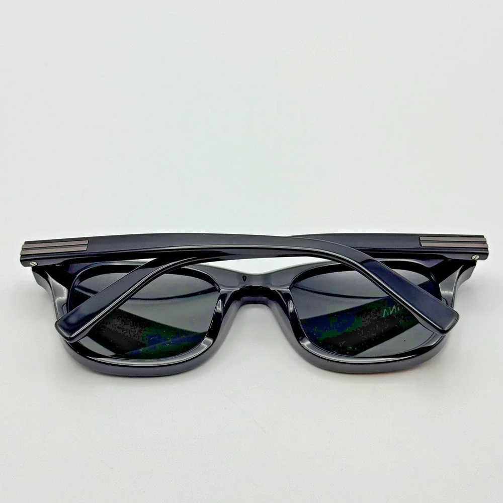 Ermenegildo Zegna Sunglasses EZ0281-F 01R Black Frame Green Polarized Asian Fit